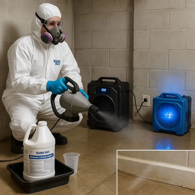 Sanitization and Odor Removal process in Asherton, TX